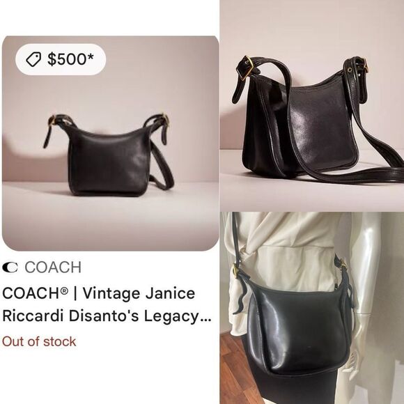 Coach Handbags - Vintage Coach Janice Riccardi Disanto's Legacy Bag